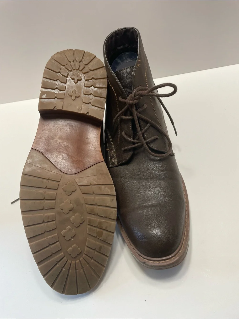 Perry Ellis Dark Brown Clayton Chukka Boots